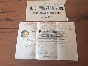 D. D. WINSTON & CO. WHOLESALE GROCERS AND DEALERS IN FLOUR, PROVISIONS, ETC.