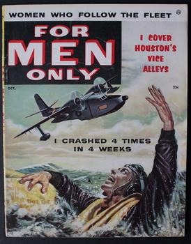 FOR MEN ONLY Adventure Magazine October 1955 JOHN A MacDONALD Ronfor Pollen GGA