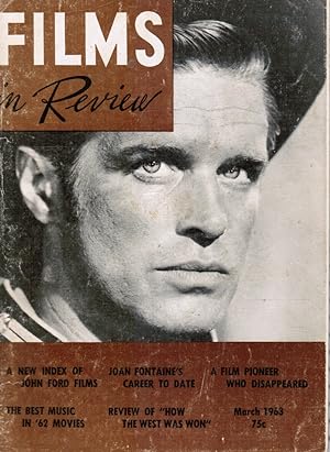 Films in Review: March 1963 George Peppard (Cover) Joan Fontaine