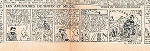 Herge-Tintin et la malédiction de Rascar Capac (Les sept boules de cristal) Stip n°139-08-Aout 1944