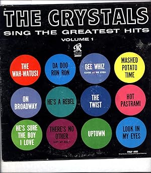 The Crystals Sing The Greatest Hits / Volume I (VINYL ROCK 'N ROLL LP)