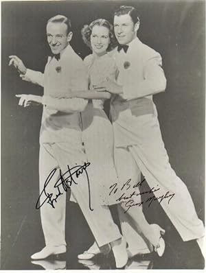 PHOTOGRAPH SIGNED BY FRED ASTAIRE AND GEORGE MURPHY