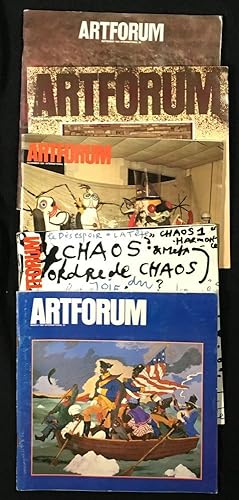 Artforum: 5 odd issues (can split): 1983 September. Vol XXII No.1, Brice Marden cover; 1983 Octob...
