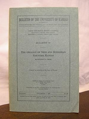 THE GEOLOGY OF NESS AND HODGEMAN COUNTIES, KANSAS: BULLETIN OF THE UNIVERSITY OF KANSAS 19, VOLUM...