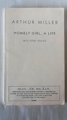 Homely Girl: And Other Stories - Uncorrected Proof