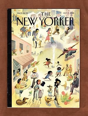 The New Yorker - October 1, 2018. Marcellus Hall Cover, "Lower East Side". Russian Cyberattacks W...