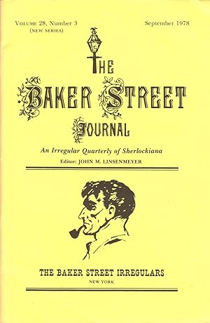THE BAKER STREET JOURNAL ~ An Irregular Quarterly of Sherlockiana ~ September 1978