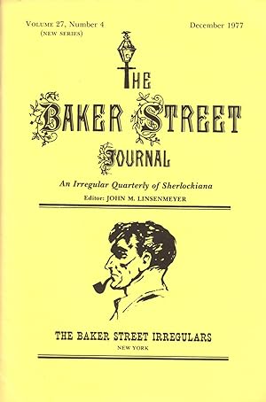 THE BAKER STREET JOURNAL ~ An Irregular Quarterly of Sherlockiana ~ December 1977
