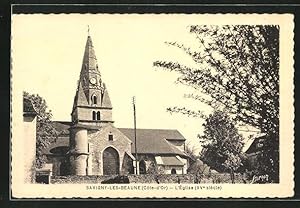 Carte postale Savigny-les-Beaune, L`Eglise, XVe siecle