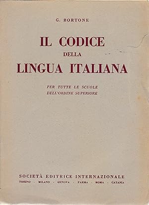 Il codice della lingua italiana