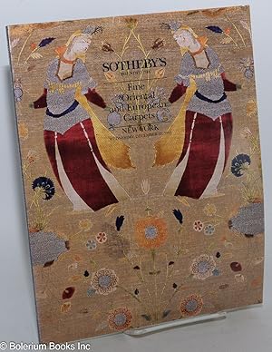 Fine Oriental and European Carpets; Sotheby's New York Wednesday December 11th 1991, Property of ...