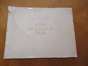 (Spanish Language Typography Catalog) Joyas Tipograficas Bauer