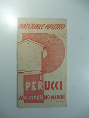 Materiale apistico Perucci San Severino Marche. Brochure pubblicitaria