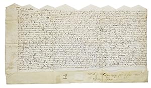 Manuscript indenture of John and Thomas Dixon to Miss Young