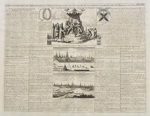 Carte des ordres de chevalerie de sa MajestÈ Czarienne, ses titres, líEtat de sa noblesse, profil...