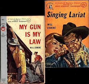 Singing Lariat, AND My Gun Is My Law (TWO 'POCKET BOOKS' PAPERBACK WESTERNS FOR ONE PRICE)