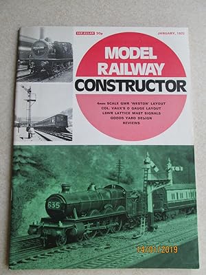 Model Railway Constructor Vol. 39 No. 453. January 1972