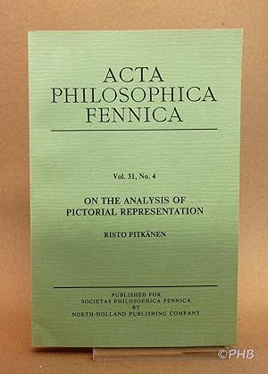 On the Analysis of Pictorial Representation (Acta Philosophica Fennica, Vol. 31, No.4)