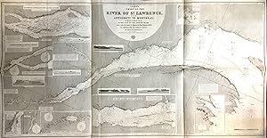 Laurie's Chart of the River St. Lawrence; From Anticosti to Montreal; Constructed on the Plan of ...