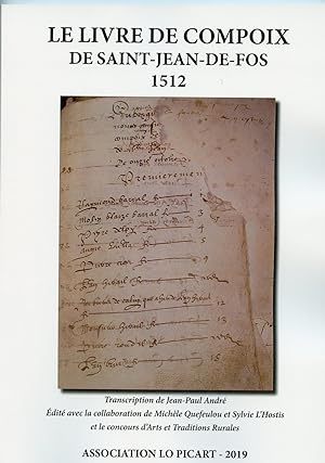 LE LIVRE DE COMPOIX DE SAINT-JEAN-DE-FOS 1512
