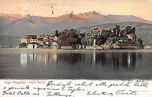 Lago Maggiore, Isola Bella, Italy, 1907 Postcard, Used