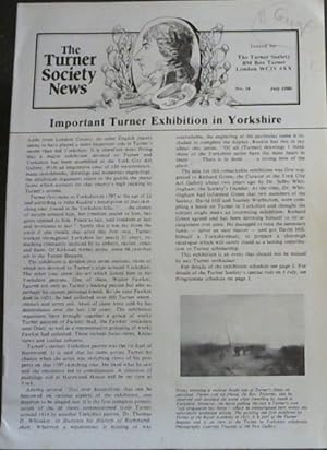 The Turner Society News: No 18 July 1980
