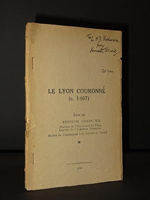 Le Lyon Couronne (c 1467) [SIGNED]