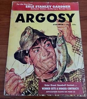 ARGOSY Men Adventure Magazine April 1948 Nymph Baseball Fishing Gardner