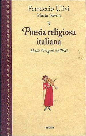 Poesia religiosa italiana. Dalle Origini al 900