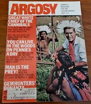 ARGOSY July 1971 Chief Cannibals Jack Higgins Fred McMorrow Gem Hunter