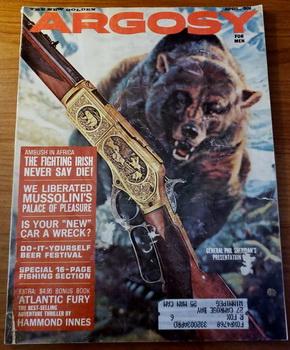ARGOSY April 1963 Hammond Innes Fishing Mussolini Grizzly Irish Army Fire-Eaters