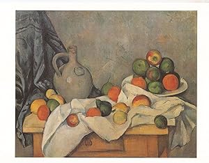 Paul Cezanne Curtain Jug & Compotier Tate Gallery Art Painting Postcard