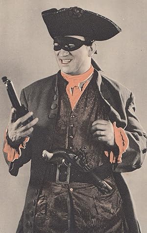 Victor McLaglen As Dick Turpin Film Movie Antique Postcard