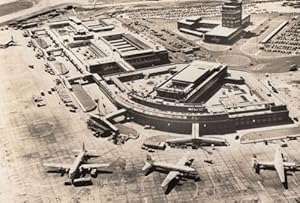 London Airport Vintage Spectacular Aerial Real Photo Postcard