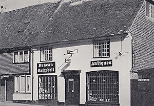 Duncan Campbell Antiques Shop Battle Sussex Real Photo Postcard