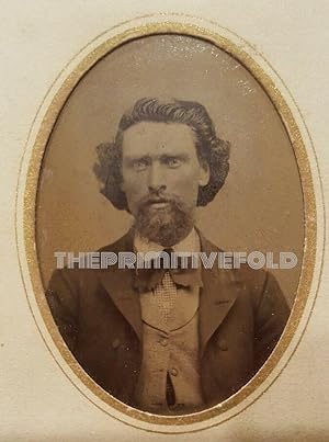 MIDWESTERN MAN POSSIBLE BLOODY BILL ANDERSON CONFEDERATE GUERILLA TINTYPE PHOTO