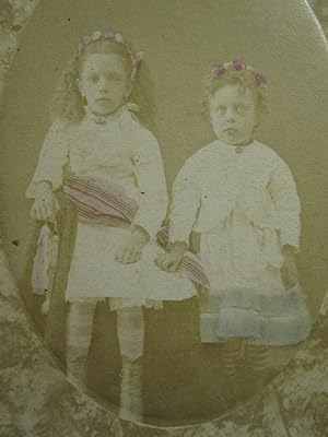 CIVIL WAR ERA JACKSON TN McCLINTOCK CONGER ANGEL GIRLS SISTER SOUTHERN CDV PHOTO