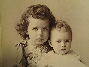 ANTIQUE 1892 NEW ORLEANS LA VAUDEVILLE BROADWAY NY CHILD ACT CABINET CARD PHOTO