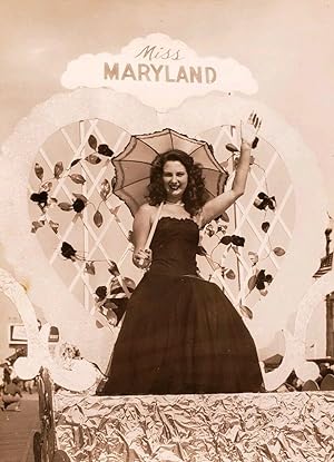 VINTAGE 1949 MISS MD AMERICA PAGEANT JEAN CROW KISER BILANGIO YONKERS NY PHOTO