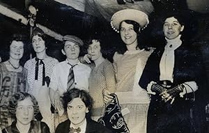 VINTAGE 1920s HALLOWEEN COSTUME GIRLS CROSSDRESSER VERNACULAR PHOTOGRAPHY PHOTO