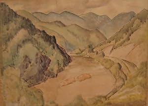 ANTIQUE AMERICAN IMPRESSIONIST GEORGE MELVILLE SMITH PAINTING WPA WESTERN ART
