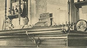 ANTIQUE 1912 AMERICAN BAR CASH REGISTER FITZGER BEER SIGN DULUTH MN BOTTLE PHOTO
