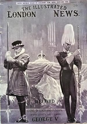 The Illustrated London News February 1st 1936: Record of the Lying-In-State and Funeral of His La...