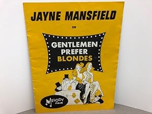 JAYNE MANSFIELD : Gentlemen Prefer Blondes ( Autograph )