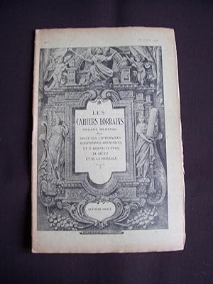 Les cahiers lorrains - N°2 1930