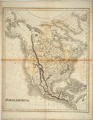 North America. Map