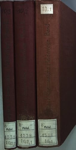Germanische Heldensage (2 Bände KOMPLETT in 3) Grundriss der germanischen Philologie Bd. 10/1 - 3;