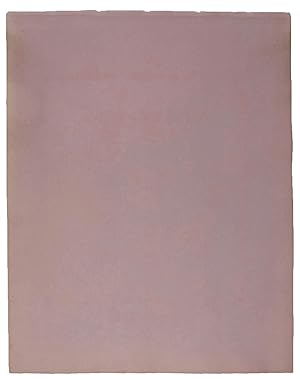 Sheet of blank wove paper. Pink colour.