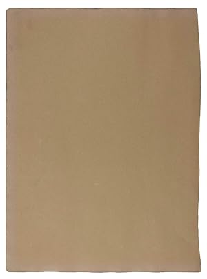 Large sheet of blank wove paper. Light brown colour.