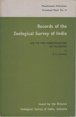 Aid to the identification of the siluroid fishes of India, Burma, Sri Lanka, Pakistan, and Bangla...
